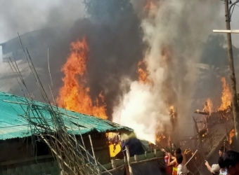 রোহিঙ্গা ক্যাম্পে আবারও আগুন
