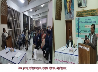 মৌলভীবাজারে ফয়েজ আলমের বক্তৃতা