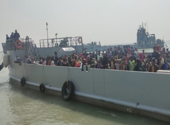 ভাসানচর পৌঁছেছে আরও ১৬৫৫ রোহিঙ্গা