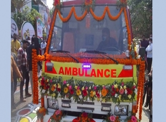 রাজশাহী সিটি কর্পোরেশনকে এম্বুলেন্স উপহার দিলেন ভারত
