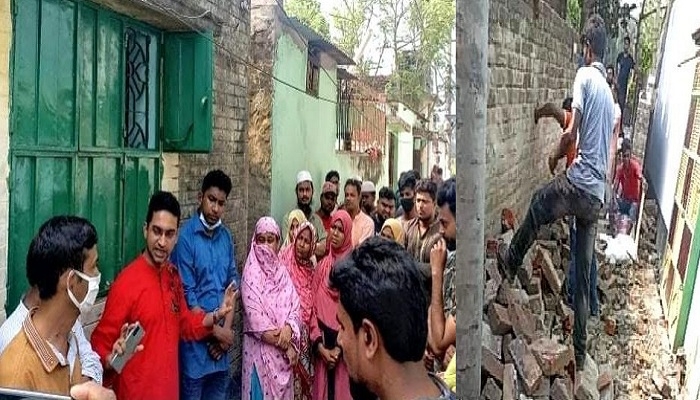 রাজশাহীতে মানবিক কারণে দেওয়াল ভাঙ্গলেন সিটি কর্পোরেশন  