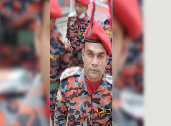 সড়ক দুর্ঘটনায় প্রাণ হারালেন ফায়ার ফাইটার