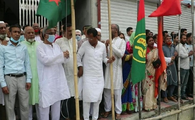 নওগাঁয় মুজিবনগর দিবস পালিত