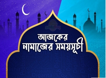 আজকের নামাজের সময়সূচি : ২৪ এপ্রিল ২০২২