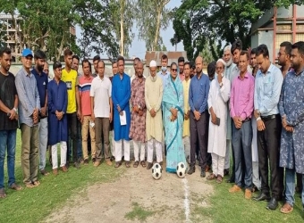 সারিয়াকান্দিতে বঙ্গবন্ধু গোল্ডকাপ ফুটবল টুর্নামেন্টের উদ্বোধন