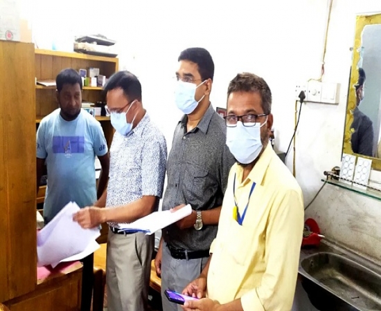লোহাগাড়ায় অবৈধ ডায়াগনস্টিক সেন্টারে অভিযান