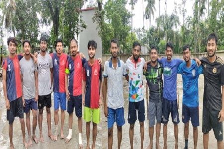 মাদক মুক্ত ঘরোয়া ফুটবল টুর্নামেন্ট শুরু