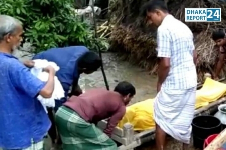 মান্দায় বজ্রপাতে নিহত ২ আহত ২