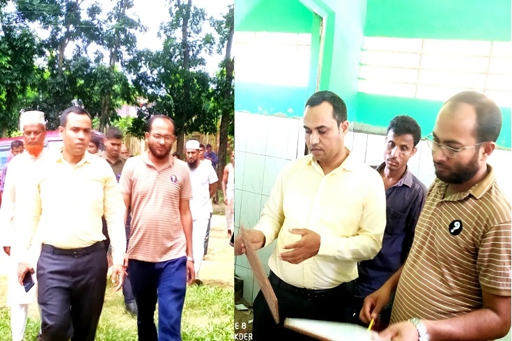 লোহাগাড়ায় ওয়াশ ব্লক তৈরিতে নিম্নমানের সামগ্রী ব্যবহার