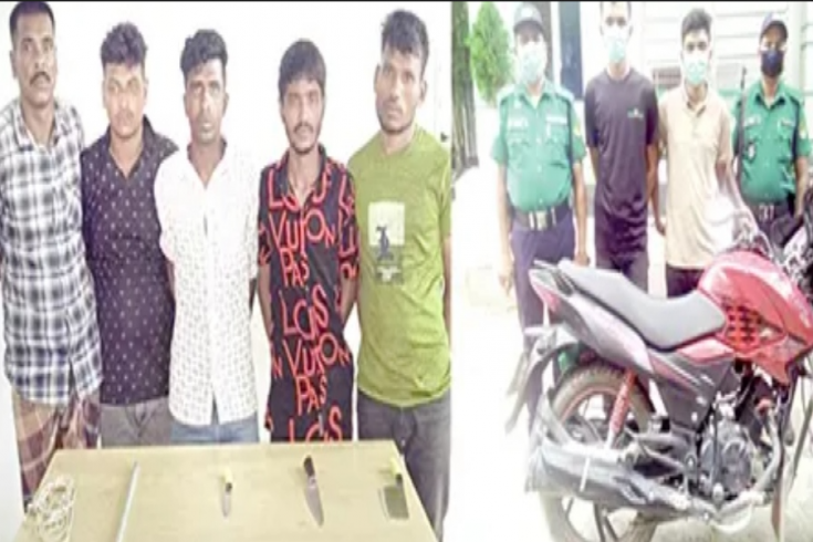 গাজীপুরে ডাকাতির প্রস্তুতিকালে ৭ ডাকাত গ্রেফতার