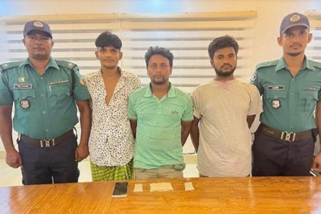 গাজীপুরের টঙ্গীতে হেরোইনসহ তিন মাদক কারবারি গ্রেফতার