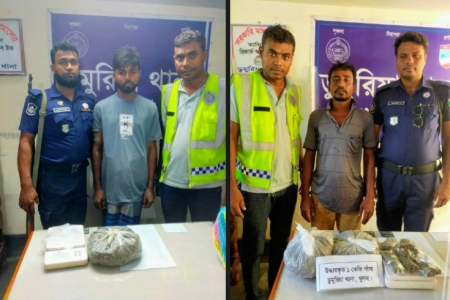 খুলনার ডুমুরিয়ায় দেড় কেজি গাঁজাসহ গ্রেপ্তার-২