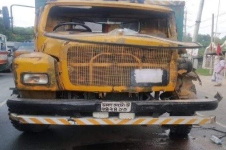 গাজীপুরে ট্রাকচাপায় অপর ট্রাকের চালক নিহত