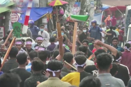 গাজীপুরসহ সহিংস হচ্ছে দেশের রাজনৈতিক অঙ্গণ