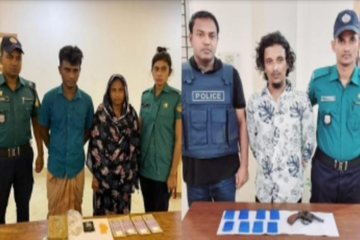 টঙ্গিতে বিশেষ অভিযান চালিয়ে মাদকসহ দুই যুবক ও এক নারী গ্রেপ্তার