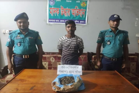 কেএমপি'র অভিযানে ইয়াবা ট্যাবলেট ও গাঁজাসহ চারজন আটক