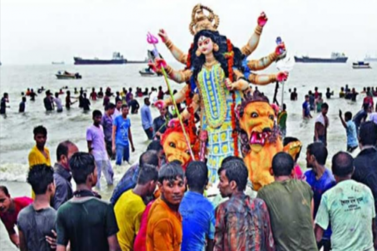 কৈলাসের পথে দেবী দুর্গা