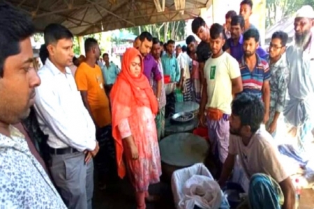 নিষেধাজ্ঞার প্রথম দিনেই ফরিদপুরে প্রায় তিন মণ ইলিশ জব্দ
