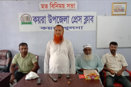 কয়রায় পল্লী বিদ্যুৎ সমিতির পরিচালক প্রার্থী মনজুরুল আলমের মতবিনিময়
