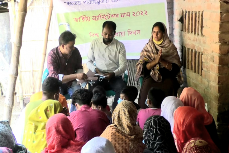 আলমডাঙ্গাতে ওয়েভ ফাউন্ডেশনে উদ্যোগে জাতীয় স্যানিটেশন ও হাত  ধোয়া দিবস অনুষ্ঠিত