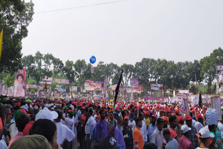 ফরিদপুরে গণসমাবেশের মাঠে মোবাইল ইন্টারনেট সেবা বন্ধ