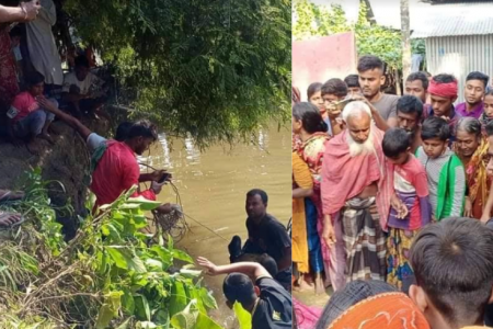 সালথায় পানিতে পড়ে বাকপ্রতিবন্ধী শিশুর মৃত্যু