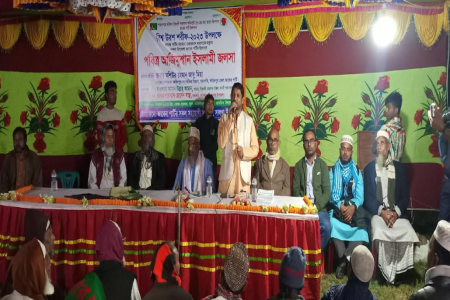 সালথায় জাকের পার্টির ইসলামী জলসা অনুষ্ঠিত