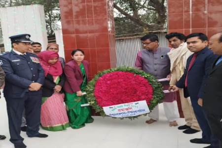 বদলগাছীতে বর্ণাঢ্য আয়োজনের মধ্য দিয়ে মহান বিজয় দিবস উদযাপিত