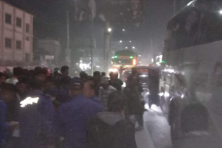চুয়াডাঙ্গায় ট্রাক চাপায় চা দোকানী নিহত