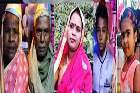 বসতবাড়িতে অগ্নিকাণ্ডের ঘটনায় শিশুসহ একই পরিবারের পাঁচজনের মৃত্যু 