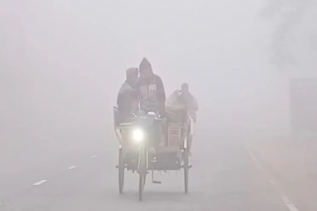 শীতে কাঁপছে নওগাঁ, তাপমাত্রা ৬ ডিগ্রি