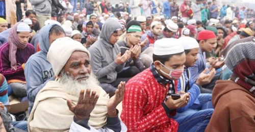 বিশ্ব ইজতেমার আখেরি মোনাজাত শুরু