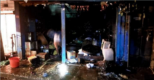 নবীগঞ্জে ভয়াবহ অগ্নিকাণ্ডে অর্ধকোটি টাকার ক্ষয়ক্ষতি 