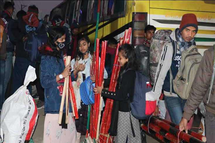 প্রধানমন্ত্রীর গাজীপুরে আগমন উপলক্ষে চলছে স্কাউট জাম্বুরী সমাপনি মহড়া