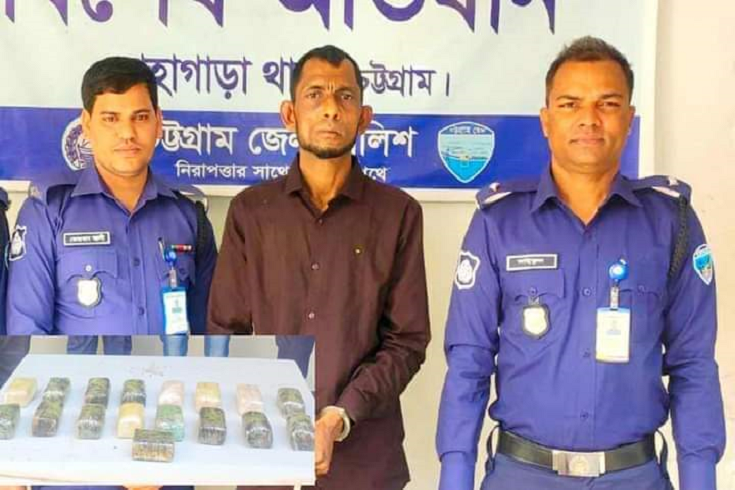 তেলের ট্যাংকিতে ৩৫ হাজার পিচ ইয়াবা পাচারকালে লোহাগাড়ায় আটক এক