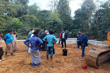 নবীগঞ্জে অবৈধভাবে মাটি উত্তোলন করায় এক লক্ষ  টাকা জরিমানা 