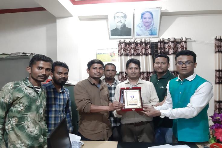 আটপাড়া কৃষিব্যাংকে বিদায় সংবর্ধনা অনুষ্ঠিত