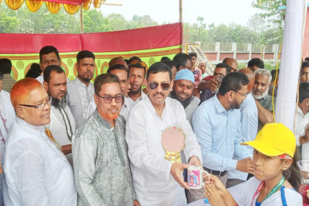 রামনগর উচ্চ বিদ্যালয়ের বার্ষিক ক্রীড়া প্রতিযোগিতা অনুষ্ঠিত