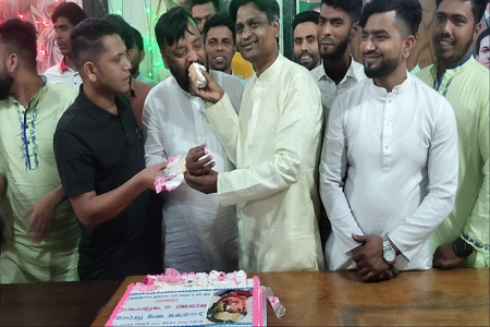 টঙ্গীতে মৎস্যজীবী লীগের উদ্যোগে শেখ মুজিবুর রহমানের জন্মদিন পালন 