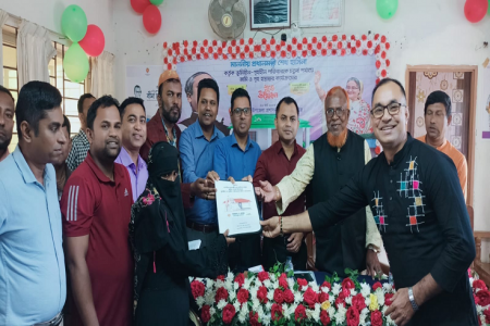 নবীগঞ্জে ৭৯৫টি ভূমিহীন ও গৃহহীন পরিবারকে দলিল হস্তান্তর