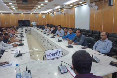 নওগায় জেলা প্রশাসক এর সঙ্গে সাংবাদিকদের মতবিনিময়