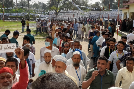 গাজীপুর সিটিতে ভোট শুরু