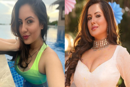 খোলামেলা পোশাকে উত্তাপ ছড়ালেন পূজা