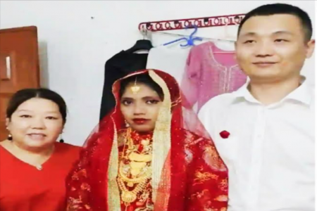 প্রেমের টানে চীন থেকে এসে চুয়াডাঙ্গার তরুণীকে বিয়ে 