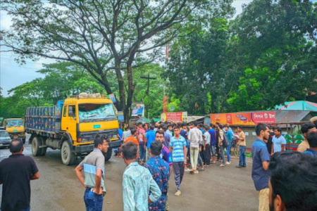 ইবির ফটকে ট্রাক চাপায় মোটরসাইকেল আরোহী নিহত 