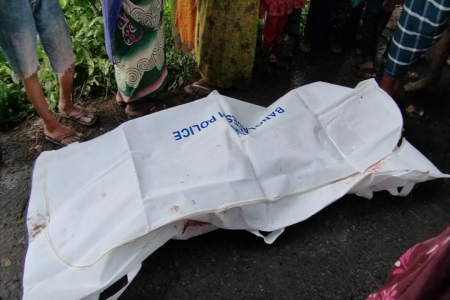 চুয়াডাঙ্গায় ট্রাকের চাপায় প্রাণ গেল ভ্যান চালকের
