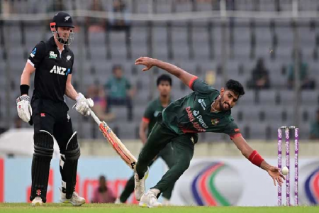  নিউজিল্যান্ডকে ২৫৪ রানে থামাল বাংলাদেশ