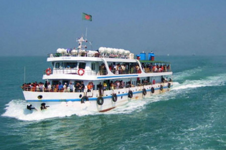 কক্সবাজার-সেন্টমার্টিন রুটে জাহাজ চলাচল শুরু