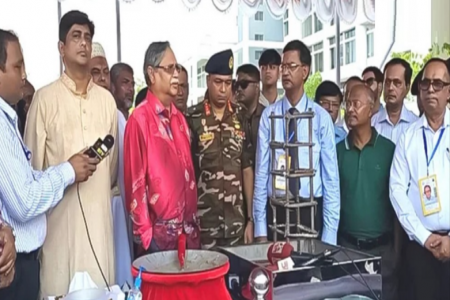 পাবনা মেডিকেল কলেজ হাসপাতালের ভিত্তিপ্রস্তর স্থাপন করলেন রাষ্ট্রপতি