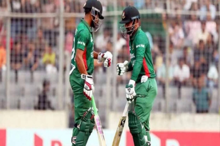 ভারতের বিপক্ষে লড়াকু সংগ্রহ বাংলাদেশের